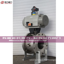 Ball Valve with Heating Jacket Flange End